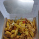 Salt and pepper chicken and chips box